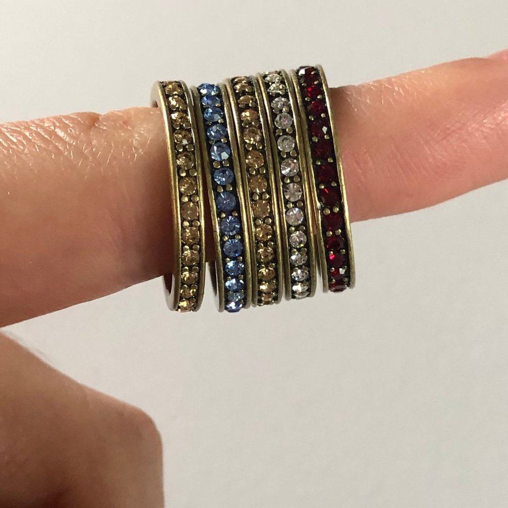 5 Stacking Rings Size 7
